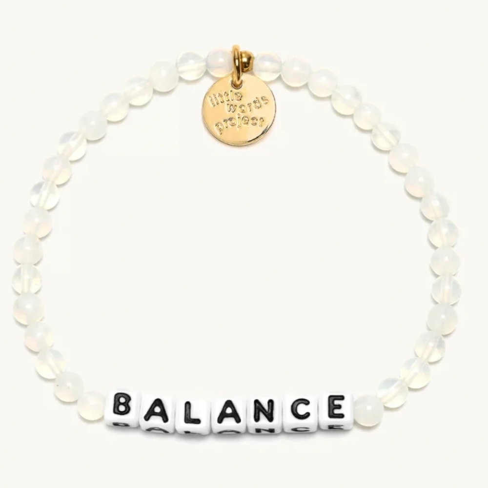 'BALANCE' Beaded Stretch Bracelet